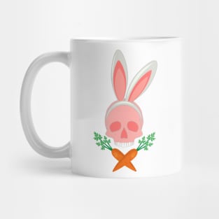 Skull with Bunny Ears Mug